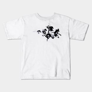 Black Horses Kids T-Shirt